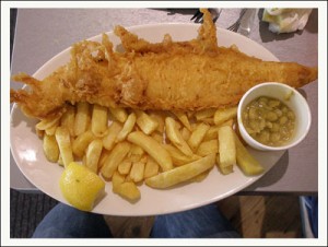 Very British: Fish and chips